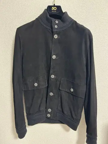 50 CHRONO 스웨이드 블랙 자켓