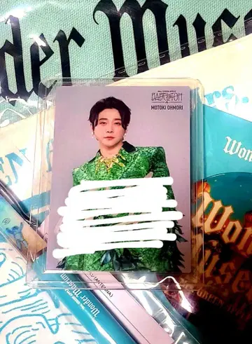 Mrs. GREEN APPLE 오오모리 모토키 님 친필 사인 포토 카드