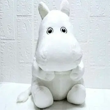 무민 화이트 봉제 인형 MOOMIN VALLEY PARK 한정판
