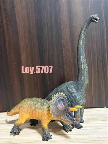 브라키오사우루스 트리케라톱스 공룡 모델 소프트 비닐 BIG 피규어