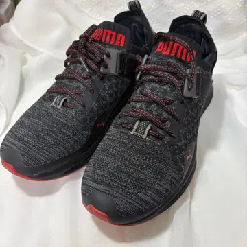 PUMA 러닝화 블랙/레드 26.0