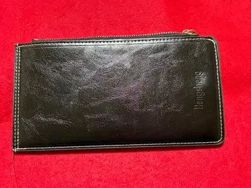 hangsheng 블랙 컬러 장지갑 2512-27-1