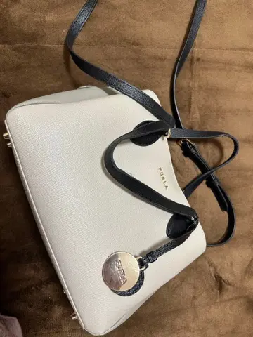 FURLA 숄더백 그레이 미네르바 바이컬러