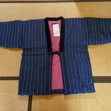 미사용 일본제 스트라이프 도테라 기장 약 75cm