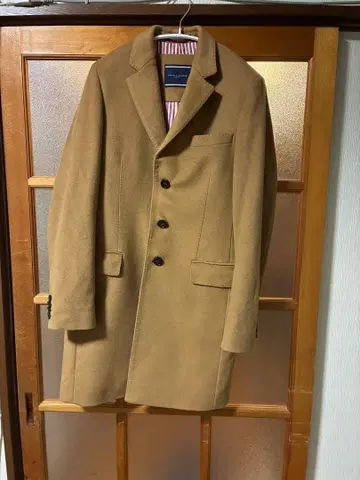 [ 새상품급 ] TOMMY HILFIGER 체스터 코트 카멜 44 사이즈