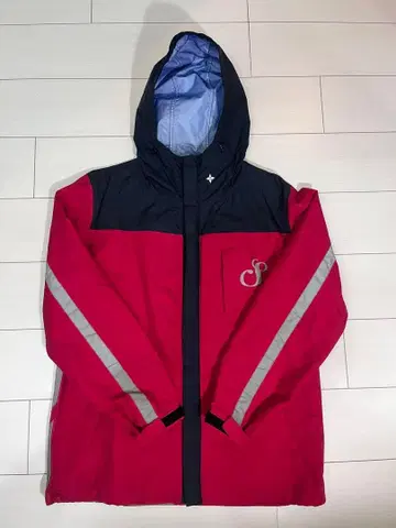 Subciety XL 나일론 자켓 빨간색 네이비