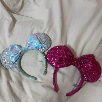 디즈니 리조트 미니 스팽글 머리띠