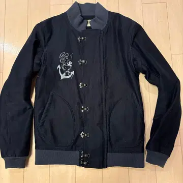 used 블랙탑 모터사이클 덱 자켓 34 네이비
