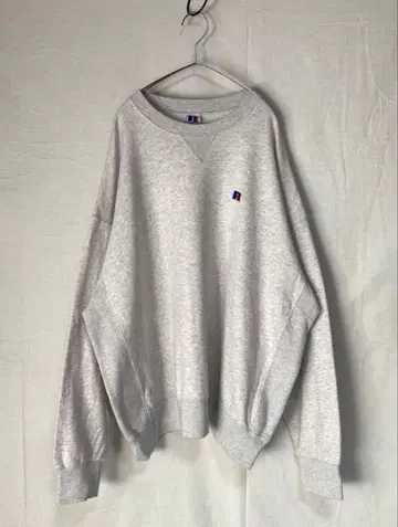 RUSSELL ATHLETIC 무지 맨투맨 그레이