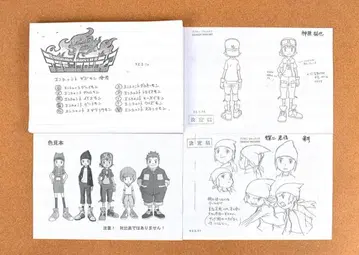 디지몬 프론티어 설정 자료 제작 자료 [ 493장