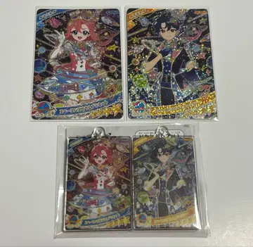 비밀의 아이프리 namco 아크릴 키링, 카드 2장 세트