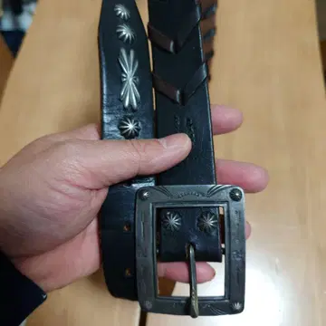 래리 스미스 가죽 벨트