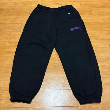 Champion 블랙 스웨트 팬츠