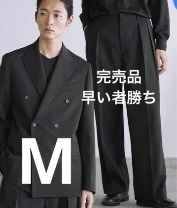 WYM LIDNM HIGH TWIST PE DOUBLE SUIT 블랙