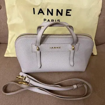 IANNE 라이트 그레이 숄더백 오믈렛