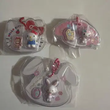 산리오 캐릭터즈 패키지 참&초코 보로 3개 세트