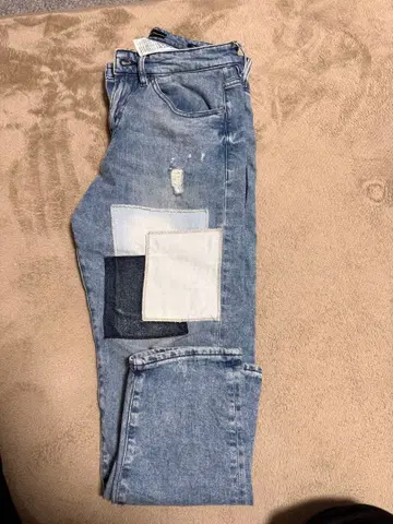 GUESS 패치워크 데님 팬츠 30