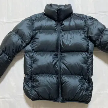 유니클로 블랙 다운 자켓 L