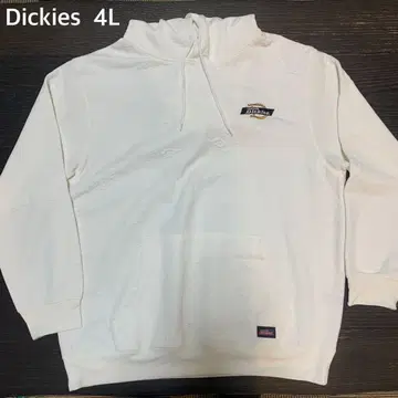 새상품급 Dickies 디키즈 후드티 4XL 화이트 로고 자수