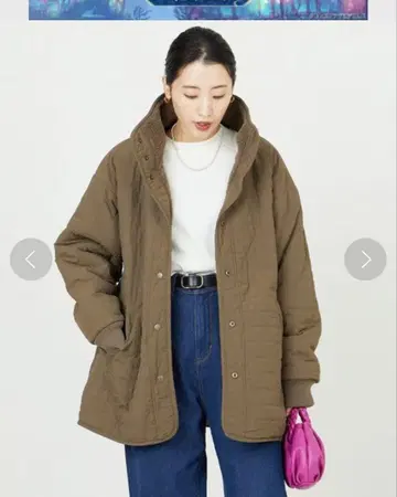 프릭스스토어 FREAK'S STORE 리버서블 보아 하프 코트