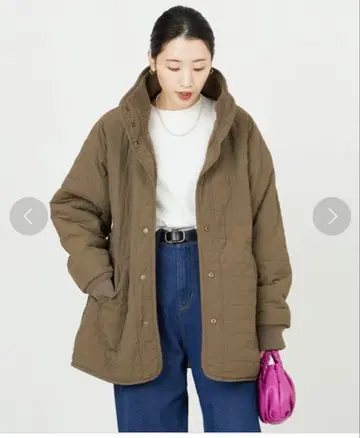 프릭스스토어 FREAK'S STORE 리버서블 보아 하프 코트