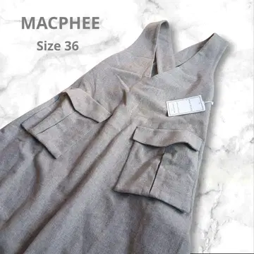 [새상품] 투모로우랜드 MACPHEE 울 100% 오버롤 스커트