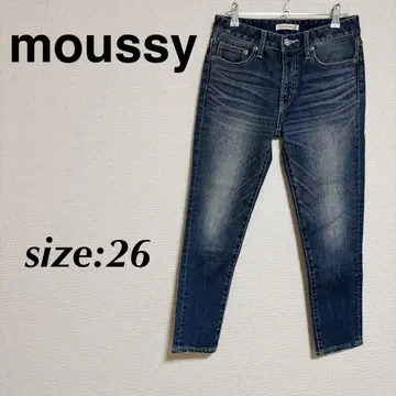 moussy 마우지 데님 데님 팬츠 스키니 데님 청바지