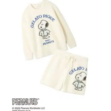 젤라또피케 스누피 자카드 오버 & 숏팬츠 세트