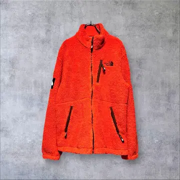 [ 대특가 ] THE NORTH FACE 오렌지 플리스 자켓 남성용 XL