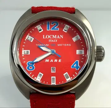 [ 새상품 배터리 ] LOCMAN 락맨 MARE 남성용 손목시계