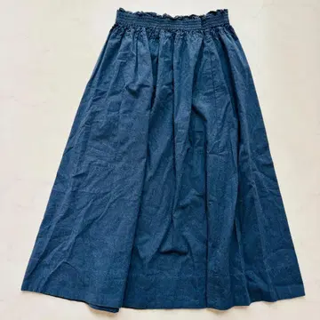 Samansa Mos2 스커트 데님풍 F 사이즈 ( C632 )
