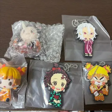 제일복권 귀멸의 칼날 유곽 쵸코놋코 스트랩 젠이츠 젠코 우즈이 탄지로