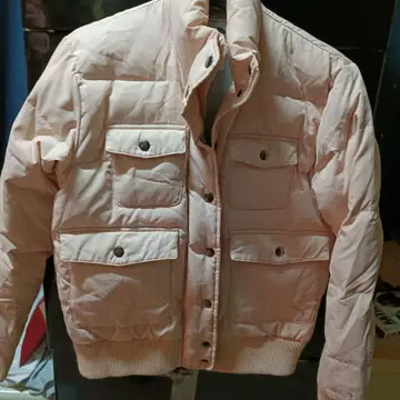 PUMA 핑크 다운 자켓 M