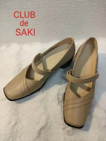 CLUB de SAKI 클럽데사키 베이지 플랫슈즈 펌프스