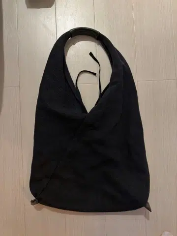 블랙 크로스 디자인 토트백