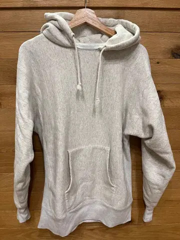 TRUE TO ARCHIVES 챔피온 후가공 후드티 리버스 위브