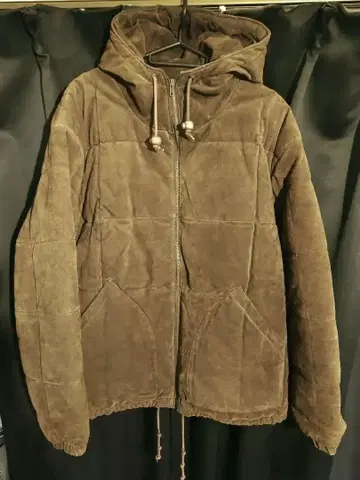 Canadian passport 퀼팅 후드 부착 자켓 M