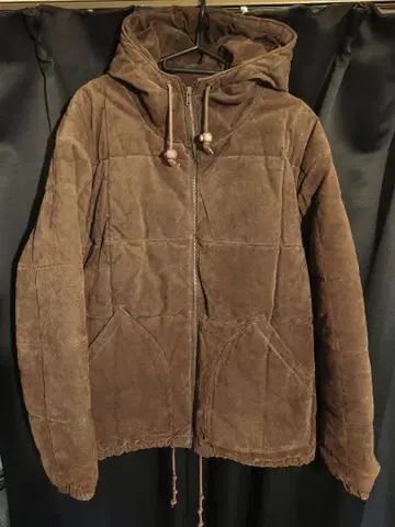 Canadian passport 퀼팅 후드 부착 자켓 M