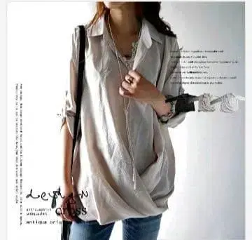 antique 안티카 블라우스 에어리 벌룬 셔츠