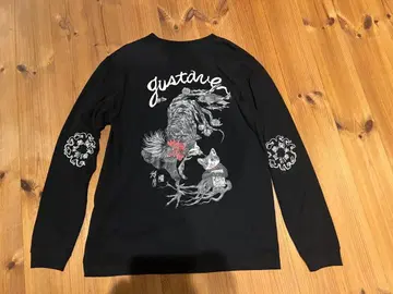 히구치 유코 롱 T GUSTAVE 쟈쿠츄 수컷 닭 그림