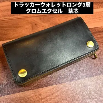 [ 트래커 월렛 롱 3층 ] 크롬 엑셀 골드 universal