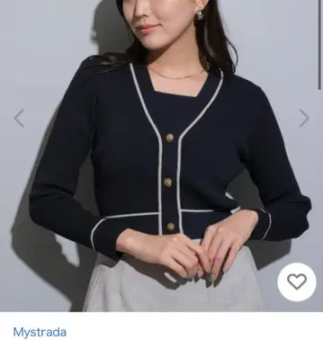 2장 Mystrada W 라인 배색 앙상블 새상품급 앱와이어 저스길리티