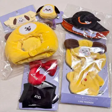 BT21 CHIMMY 타통 봉제 인형 코스튬 묶음 판매