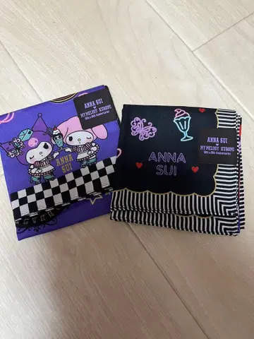 ANNA SUI 마이멜로디 쿠로미 손수건 세트