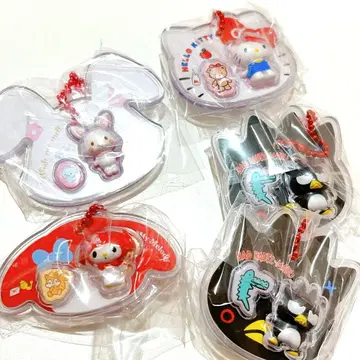 산리오 캐릭터즈 패키지 참 5개 세트 키링
