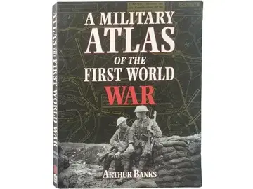 외국도서 제1차 세계 대전의 군용 지도책 도서 밀리터리 병기