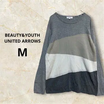 BEAUTY&YOUTH UNITED ARROWS 니트 M 그레이 보더