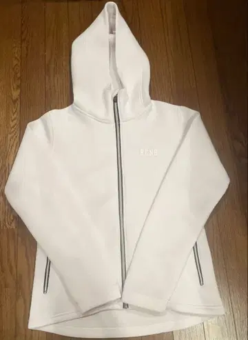 Number 화이트 후드티