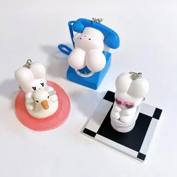 가공품 beco+81 아트 에모셔널 컬렉션 3종 키링