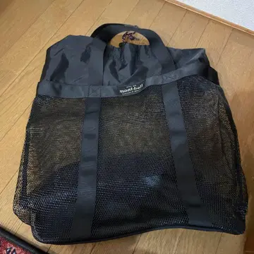 mont-bell 메쉬 토트백 블랙